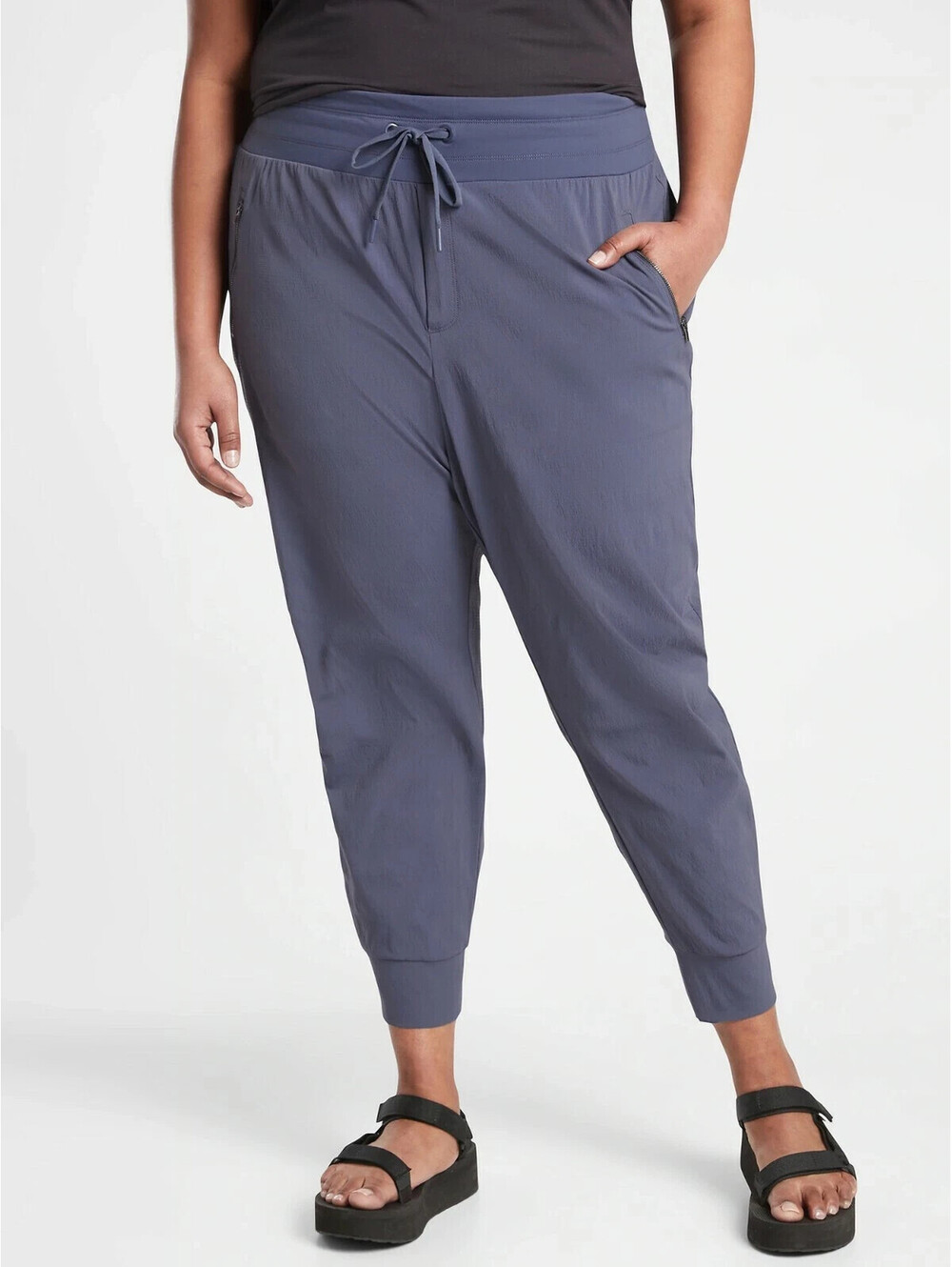 Athleta Trekkie North Jogger Medieval Violet SIZE 20 Pull On Pants / #405726